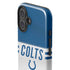 NFL Indianapolis Colts White Striped iPhone 16 Impact Case